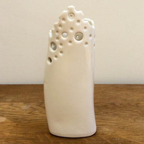 'Broken' Porcelain Bud-Vase