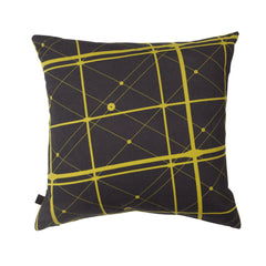 Gasholder Cushion in Cautious Yellow