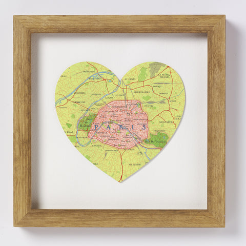 Paris Heart Map