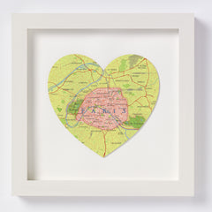 Paris Heart Map