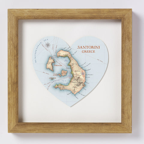 Santorini Heart Map