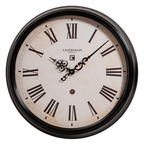 Benfield Black Wall Clock