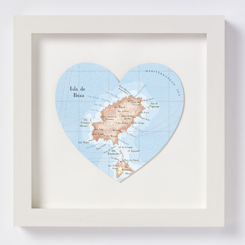 Ibiza Heart Map