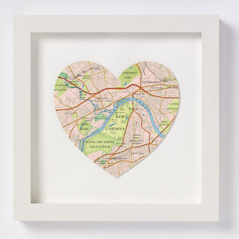 Kew Gardens Heart Map