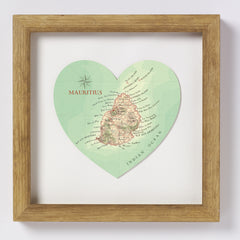 Mauritius Heart Map