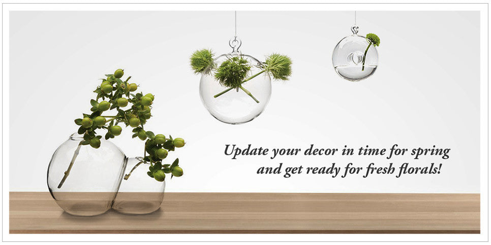 Update your decor in time for Spring and get ready for fresh florals.
