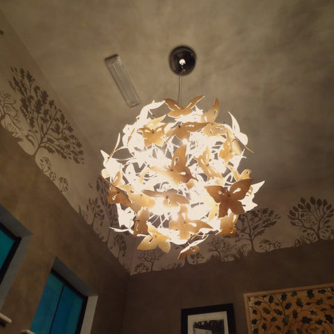 Spring Butterflies Chandelier