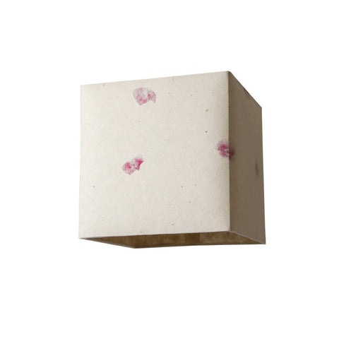 Square Lamp Shade - Rose Petal