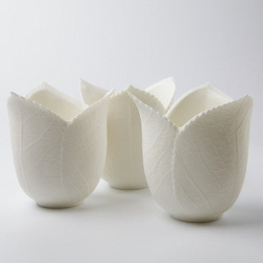 Leaf Votives - set of 3