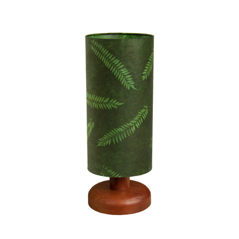 Table Lamp - Round Sepele Base - Green Fern