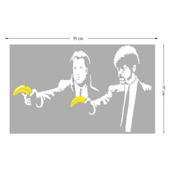 Banksy Pulp Fiction Wall Sticker