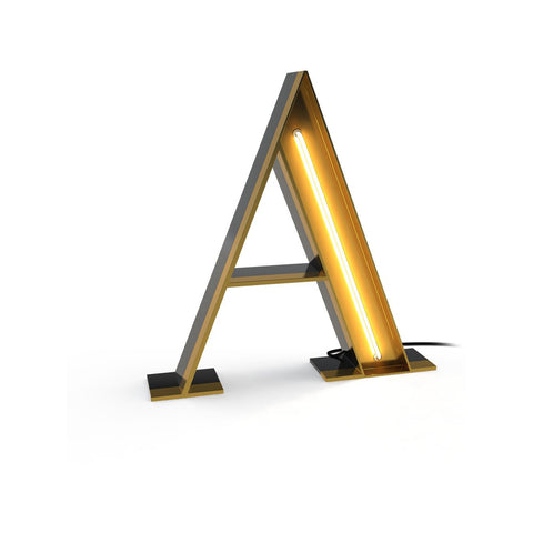 Graphic Collection Letter A Lamp