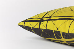 Gasholder Cushion in Cautious Yellow