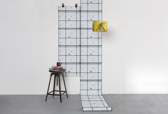 Gasholder Wallpaper in Sulphide Grey