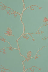 The English Robin Wallpaper, Jade