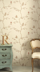 The English Robin Wallpaper, Parchment
