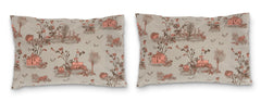 Pillow Case Pair- Woodland Blue