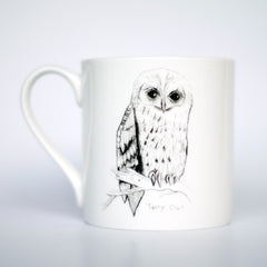 'Barn Owl' Ash Mug