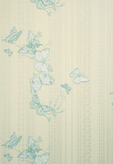 Bugs & Butterflies Wallpaper, Ice Blue