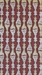 Chess Wallpaper, Burgundy