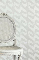 The Dogs Wallpaper, Pale Grey