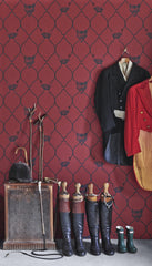 Fox & Hen Wallpaper, Brick