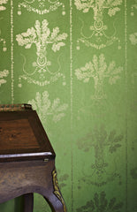 Lucky Charms Wallpaper, Georgian Green