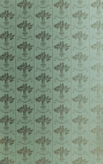 Lucky Charms Wallpaper, Graphite on Denim