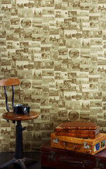 This Other Eden Wallpaper, Vintage Gold
