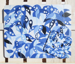 Blue Bamboo Placemat - Set of Four