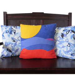 Blue Bamboo Cushion