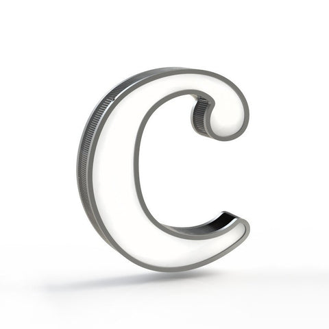 Graphic Collection Letter C Lamp