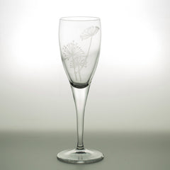 Cow Parsley Champagne Flute