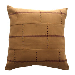 Cream Aso Oke Cushion