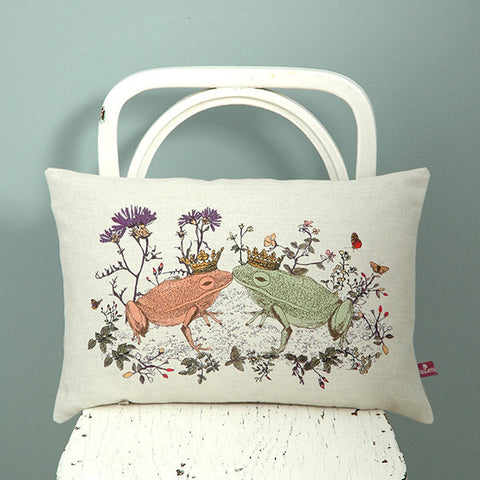 Kissing Frogs Cushion