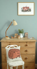 Hedgehog Junior Cushion- Pink