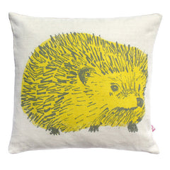 Hedgehog Junior Cushion- Yellow