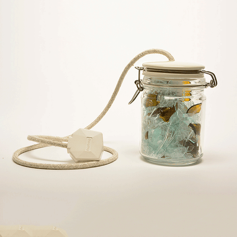 Vanilla Choco Jar Lamp