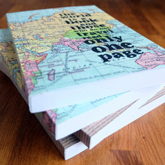Inspirational Quote Travel Journal 'The world is a book'