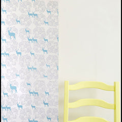 Deers and Damask Wallpaper