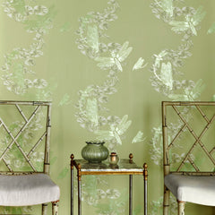 Dragonfly Wallpaper, Apple Green