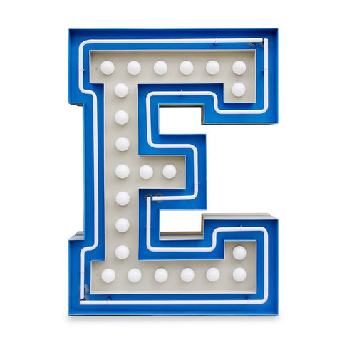 Graphic Collection Letter E Lamp