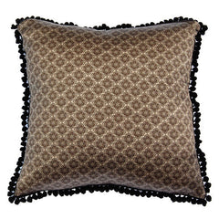 Elegance Pink/Grey Silk Cushion