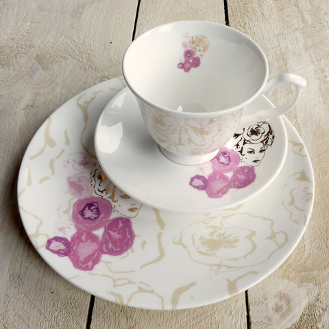 'Foxy Flowers' Tea Set