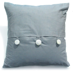 'Gems On The Beach' Silk Cushion - Standard