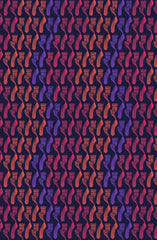 The Secret Music - Geometry (Reds/ Purple on Black)
