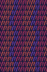 The Secret Music - Geometry (Reds/ Purple on Black)