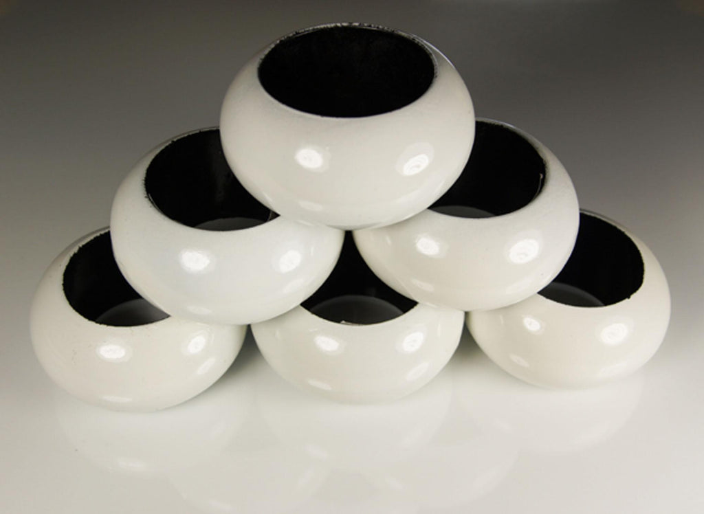 Napkin Ring Boxed Sets - White