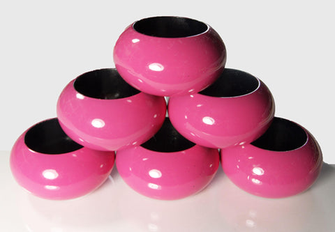 Napkin Ring Boxed Sets - Pink