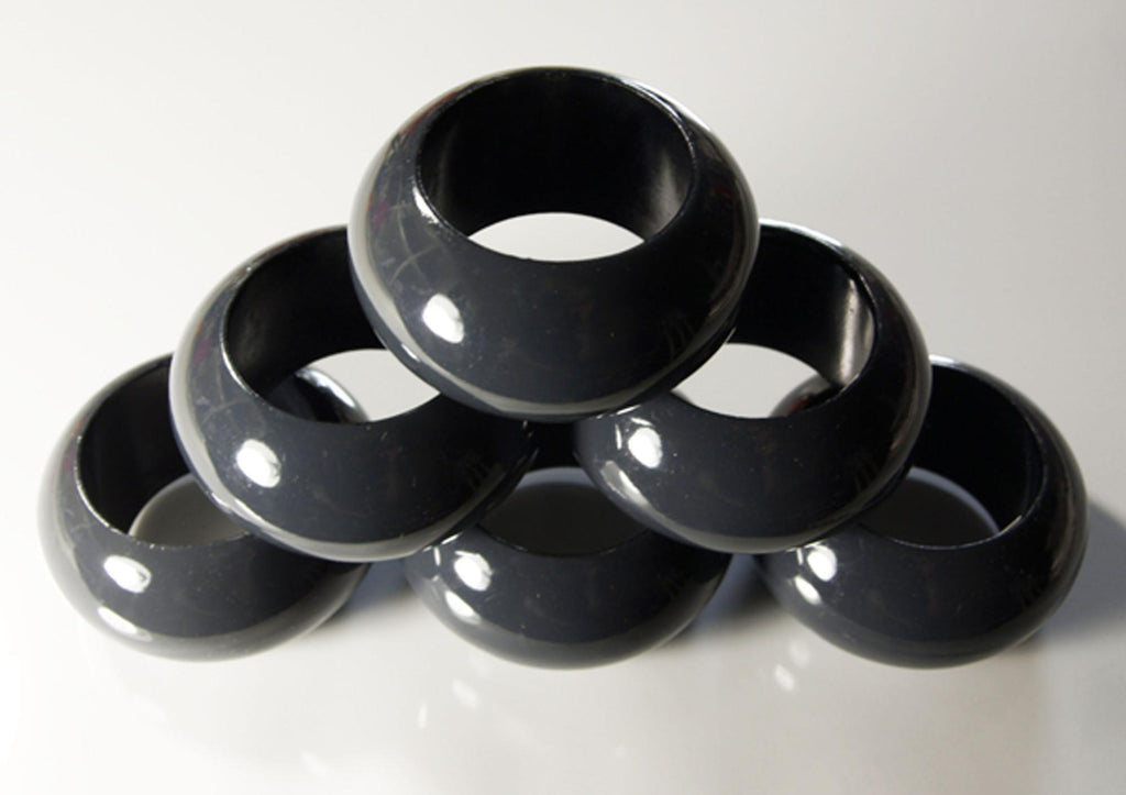 Napkin Ring Boxed Sets - Grey